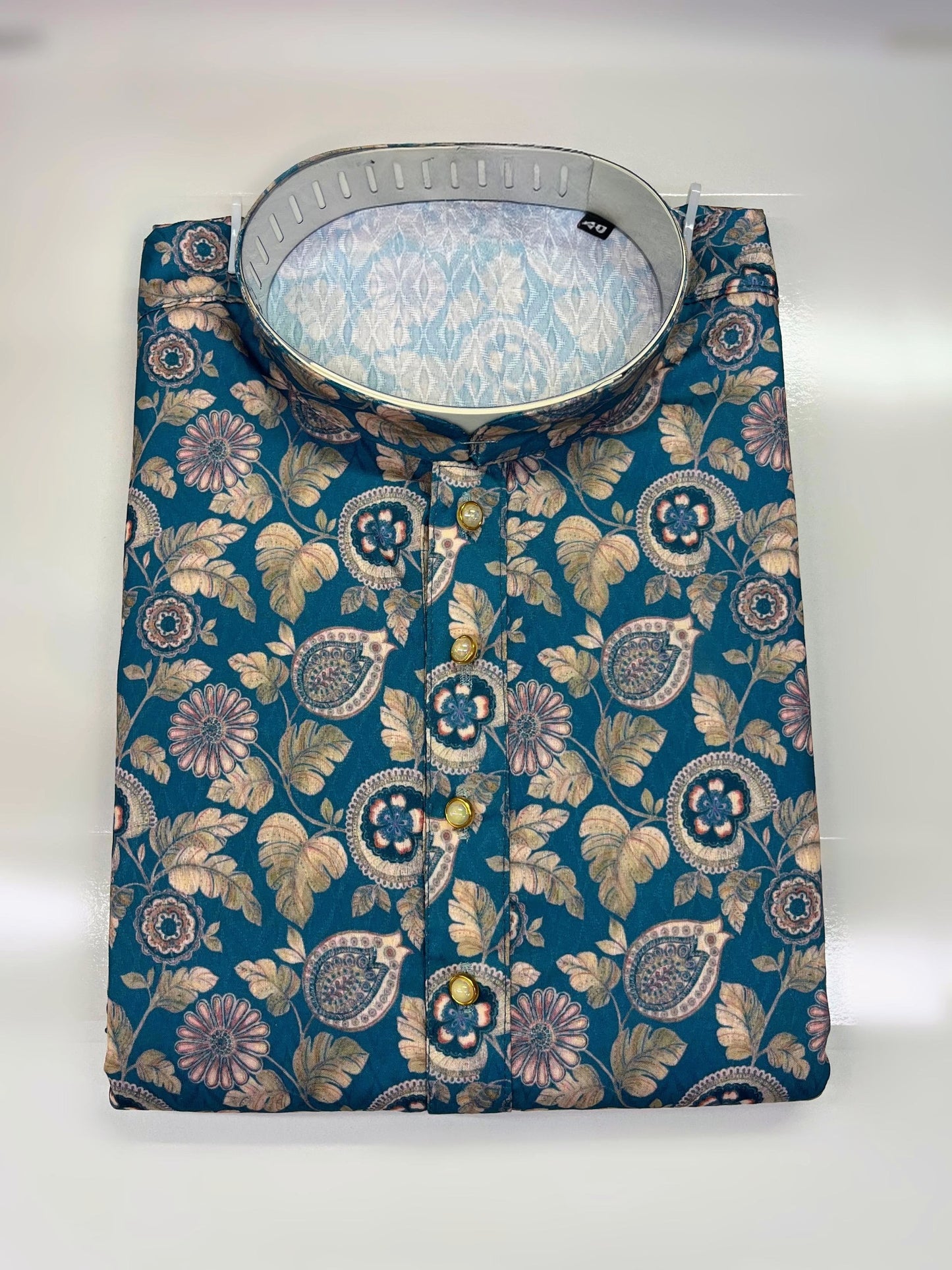 Flower Printed Kurta Pyjama set for Festive Season in Kitchener | Navratri Look | Pashchim Canada