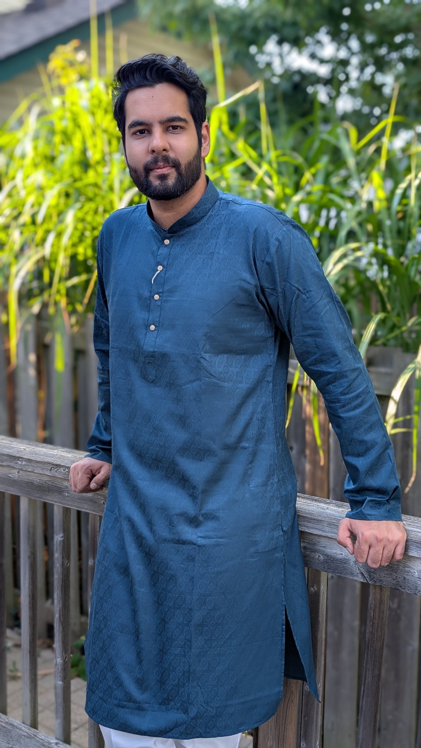 Royal Blue Kurta Pyjama with Elegant Pattern work | Pashchim Hamilton, Stoney Creek, Niagara falls