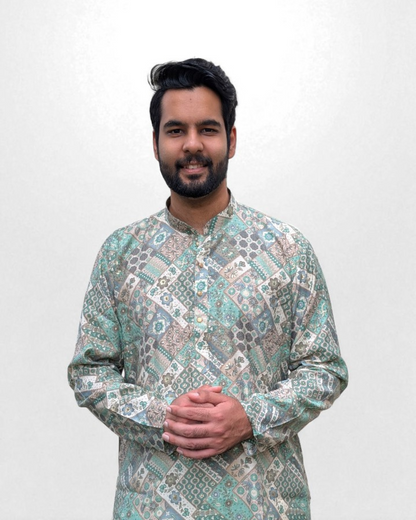 Navratri Digital Printed Kurta Pyjama set  in Canada| Garba Look | Pashchim Kitchener