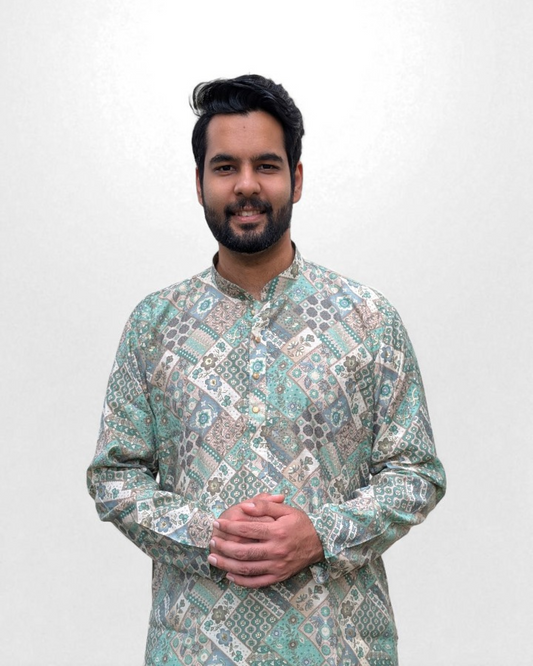 Navratri Digital Printed Kurta Pyjama set  in Canada| Garba Look | Pashchim Kitchener
