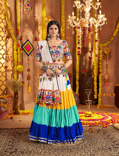 The "Rangoli Dream" Chaniya Choli | Pre-Order for Navratri in Canada
