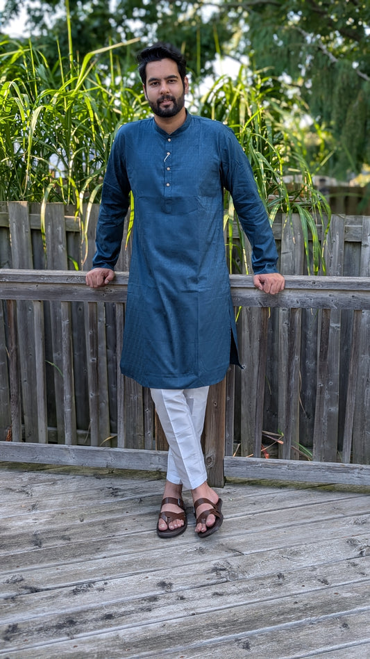 Royal Blue Kurta Pyjama with Elegant Pattern work | Pashchim Hamilton, Stoney Creek, Niagara falls