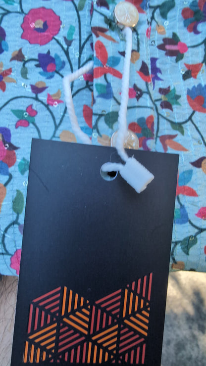 Flower Print Kurta for Festive Season in Kitchener (KWC) | Designer Kurta Set | Pashchim Canada