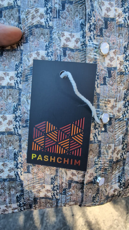 Print Kurta for Festive Season in Kitchener (KWC) | Textured Designer Kurta Set | Pashchim Canada